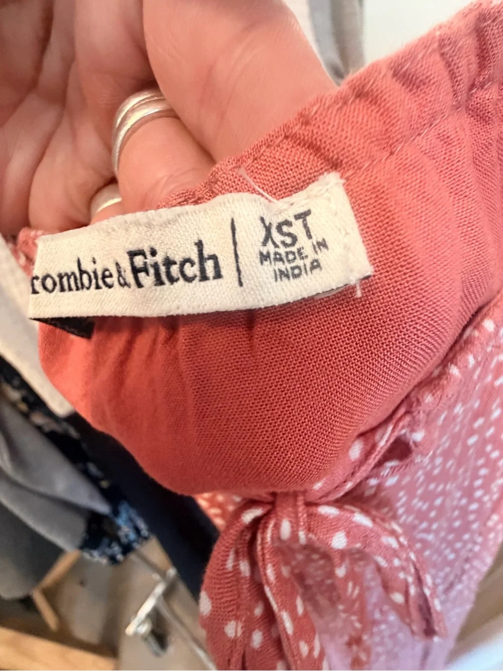 Abercrombie & Fitch Rose Pink Floral Maxi Dress